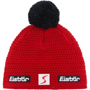Eisbär JAMIE POMPON MÜ SP Zimná čiapka s brmbolcom, červená, veľkosť UNI