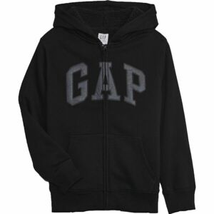 GAP INSULATED FULLZIP LOGO Chlapčenská mikina, čierna, veľkosť