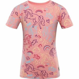 NAX ERDO Detské tričko, ružová, veľkosť 116-122