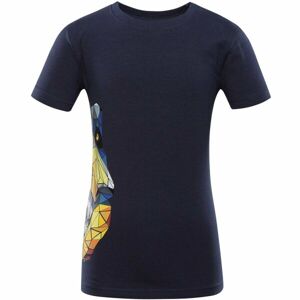 NAX ZALDO Detské tričko, tmavo modrá, veľkosť 140-146