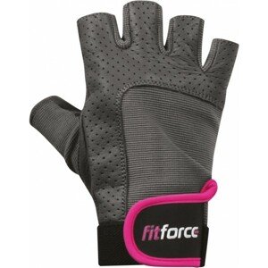 Fitforce PFR01 sivá XS - Fitness rukavice